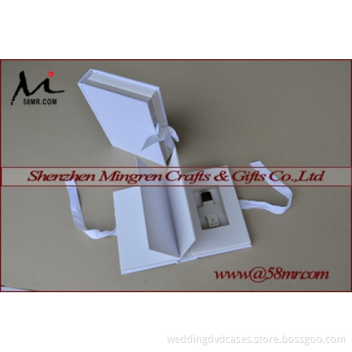 Wedding Self Adhesive Peel and Stick Photo Album with USB Box